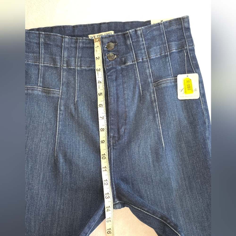 We The Free By Free People Retro Inspired Tailored Jeans Womens Size 31 - Picture 7 of 8